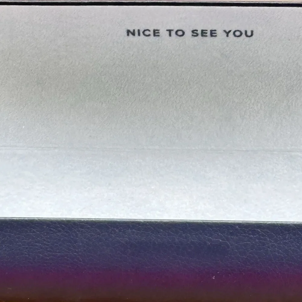 Warby Parker Blue Eyeglasses Sunglasses Hard Case Magnetic Closure Navy Blue